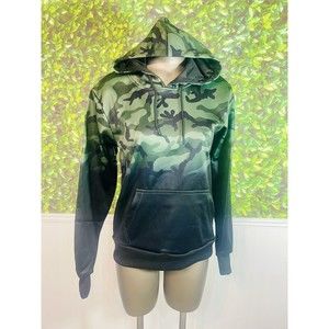 Brand New Army Fatigue Hoodie Small Gradiant Super Cute